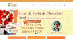 Desktop Screenshot of lojacristal.com.br