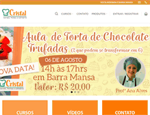 Tablet Screenshot of lojacristal.com.br